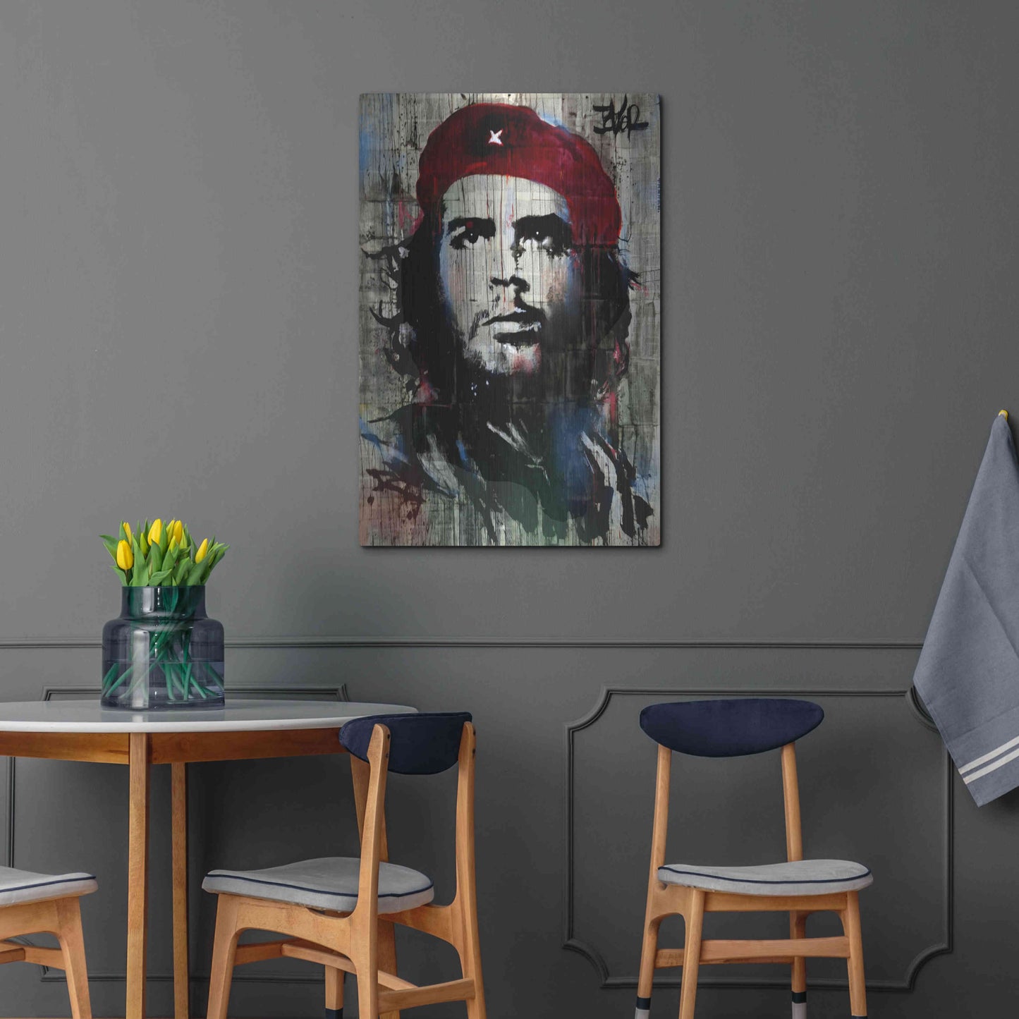 Luxe Metal Art 'Chehires' by Loui Jover, Metal Wall Art,24x36