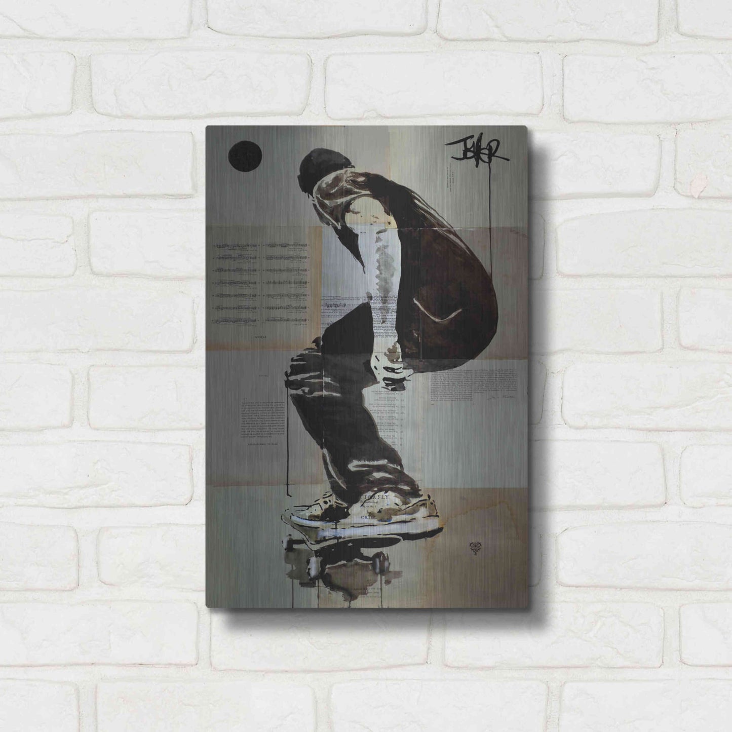 Luxe Metal Art 'Come and Go' by Loui Jover, Metal Wall Art,12x16