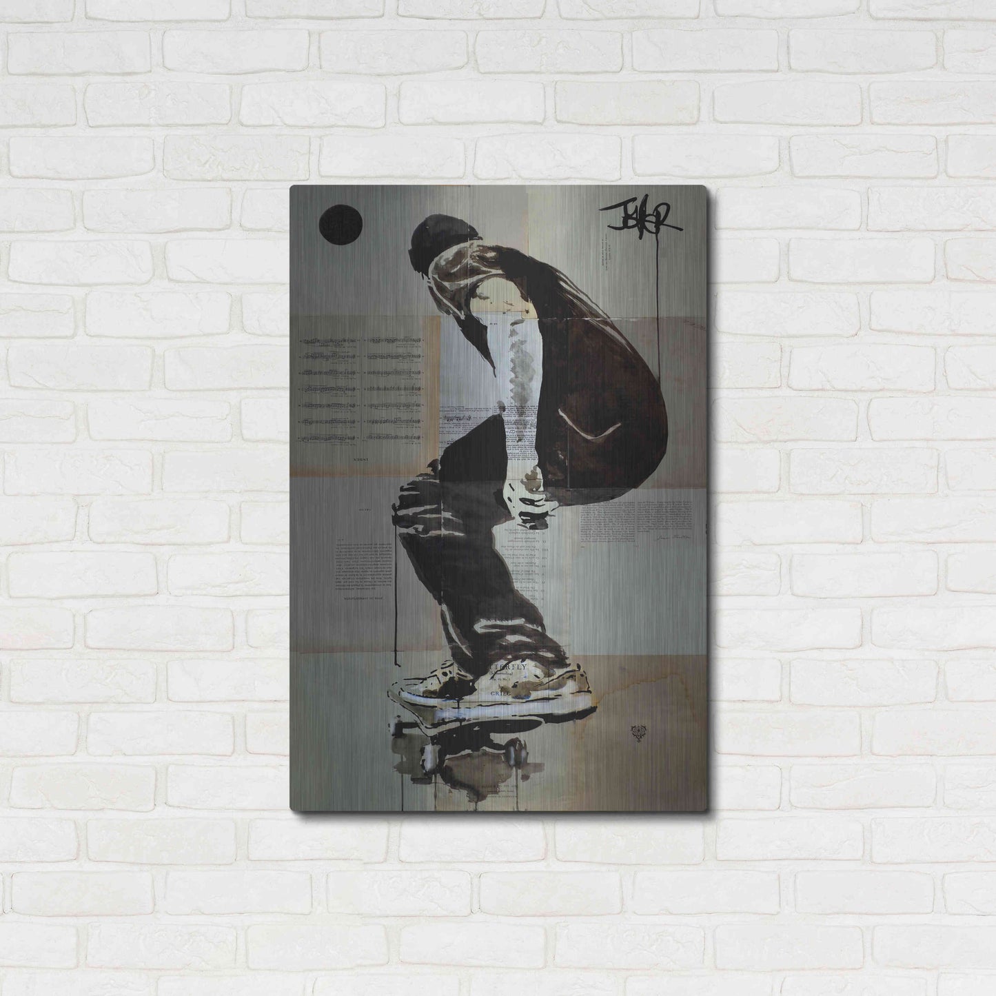 Luxe Metal Art 'Come and Go' by Loui Jover, Metal Wall Art,24x36