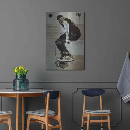 Luxe Metal Art 'Come and Go' by Loui Jover, Metal Wall Art,24x36