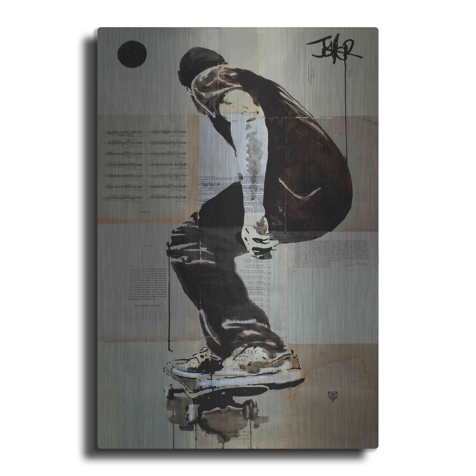 Luxe Metal Art 'Come and Go' by Loui Jover, Metal Wall Art