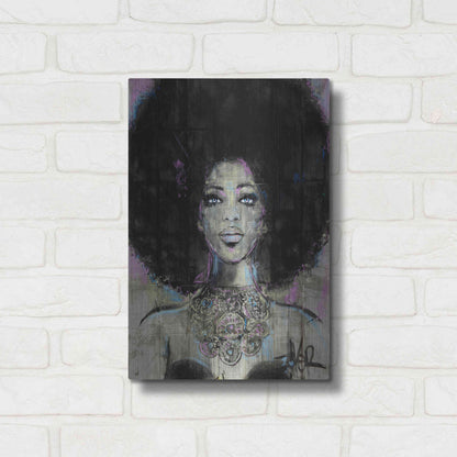 Luxe Metal Art 'Soul' by Loui Jover, Metal Wall Art,12x16