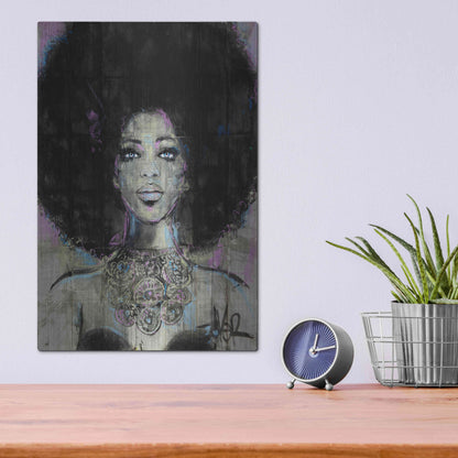 Luxe Metal Art 'Soul' by Loui Jover, Metal Wall Art,12x16