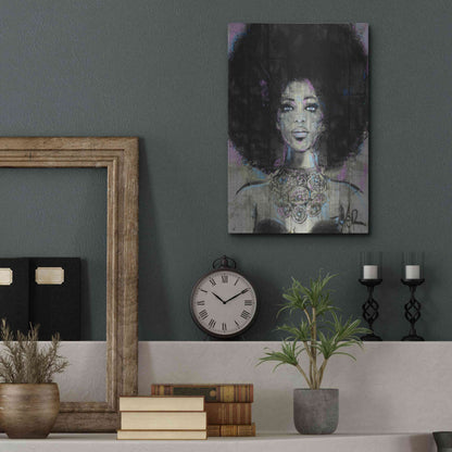 Luxe Metal Art 'Soul' by Loui Jover, Metal Wall Art,12x16