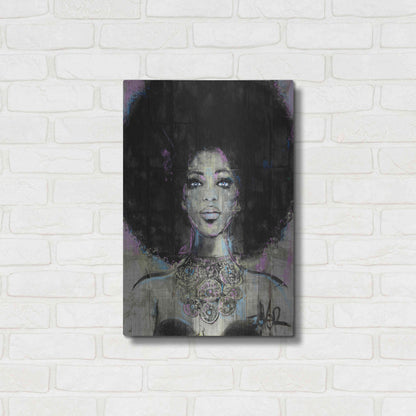 Luxe Metal Art 'Soul' by Loui Jover, Metal Wall Art,16x24