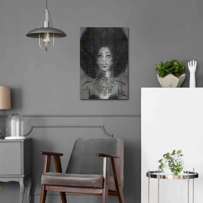 Luxe Metal Art 'Soul' by Loui Jover, Metal Wall Art,16x24