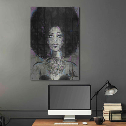 Luxe Metal Art 'Soul' by Loui Jover, Metal Wall Art,24x36