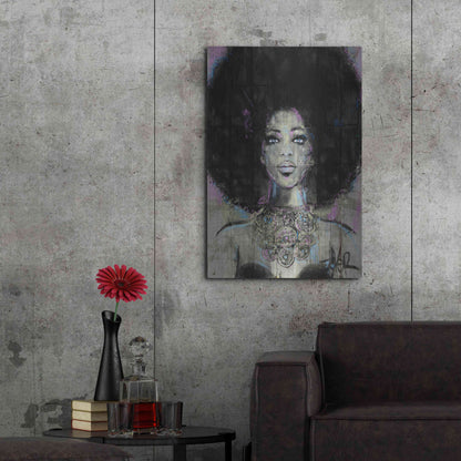 Luxe Metal Art 'Soul' by Loui Jover, Metal Wall Art,24x36