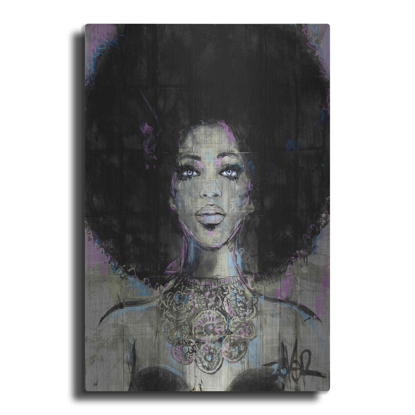 Luxe Metal Art 'Soul' by Loui Jover, Metal Wall Art