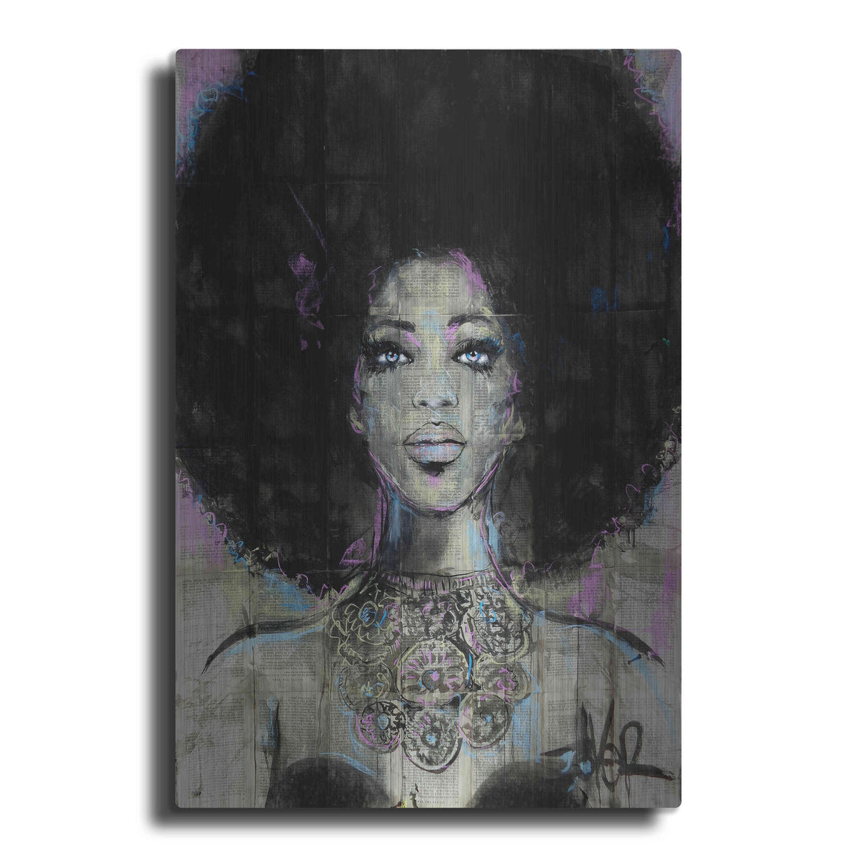 Luxe Metal Art 'Soul' by Loui Jover, Metal Wall Art