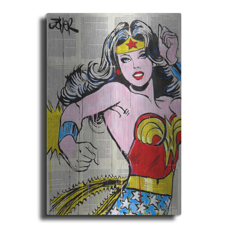 'Wonder Pop' by Loui Jover – Metal Wall Art