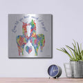 'Llama Tell You..' by Cindy Jacobs – Metal Wall Art, 12x12 room view
