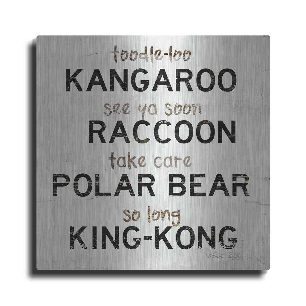 'See Ya Soon' by Cindy Jacobs – Metal Wall Art