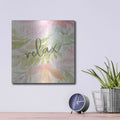 'Floral Relax' by Cindy Jacobs – Metal Wall Art, 12x12 room view