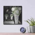 'Roses and Scales' by Cindy Jacobs – Metal Wall Art, 12x12 room view