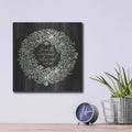 'Leave the World Behind Wreath' by Cindy Jacobs – Metal Wall Art, 12x12 room view