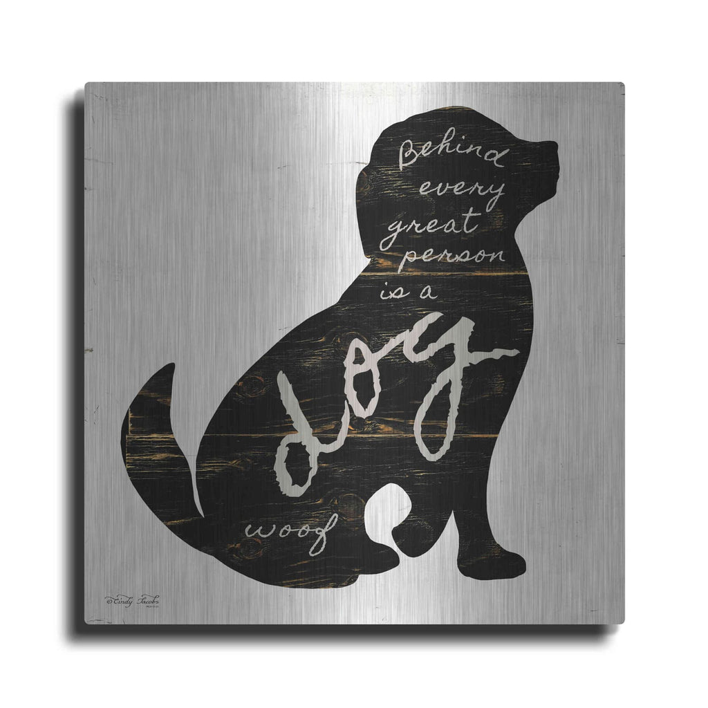 'Dog' by Cindy Jacobs – Metal Wall Art
