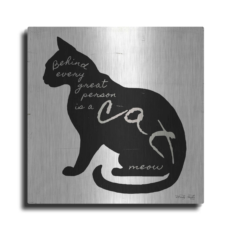 'Cat' by Cindy Jacobs – Metal Wall Art