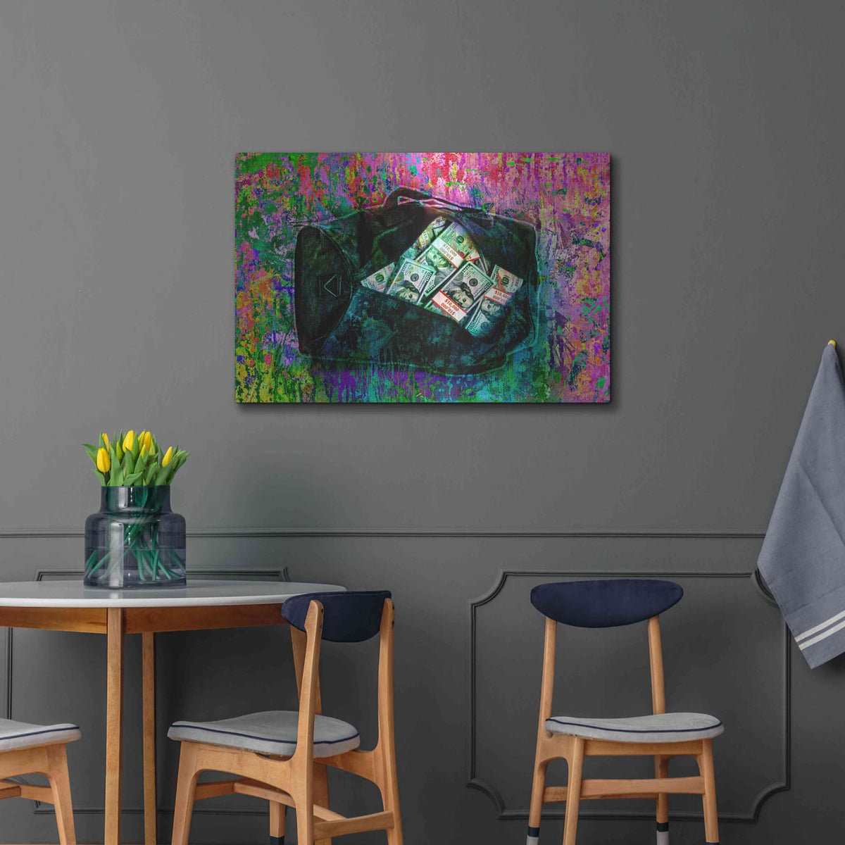 'Going Shopping,' by Valentyn Artemenko – Metal Wall Art, 36x24 room view