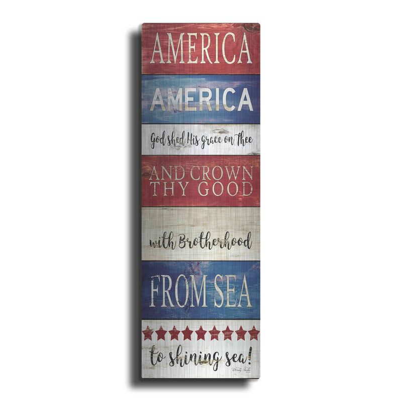 'America God Shed His Grace on Thee' by Cindy Jacobs – Metal Wall Art