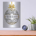 'Tis the Season Ornament' by Cindy Jacobs – Metal Wall Art, 12x16 room view