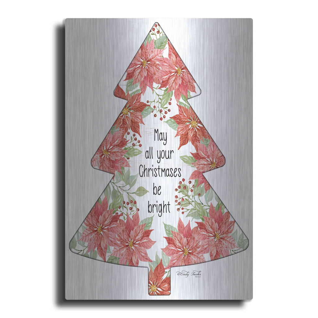 'Christmases Be Bright Tree' by Cindy Jacobs – Metal Wall Art
