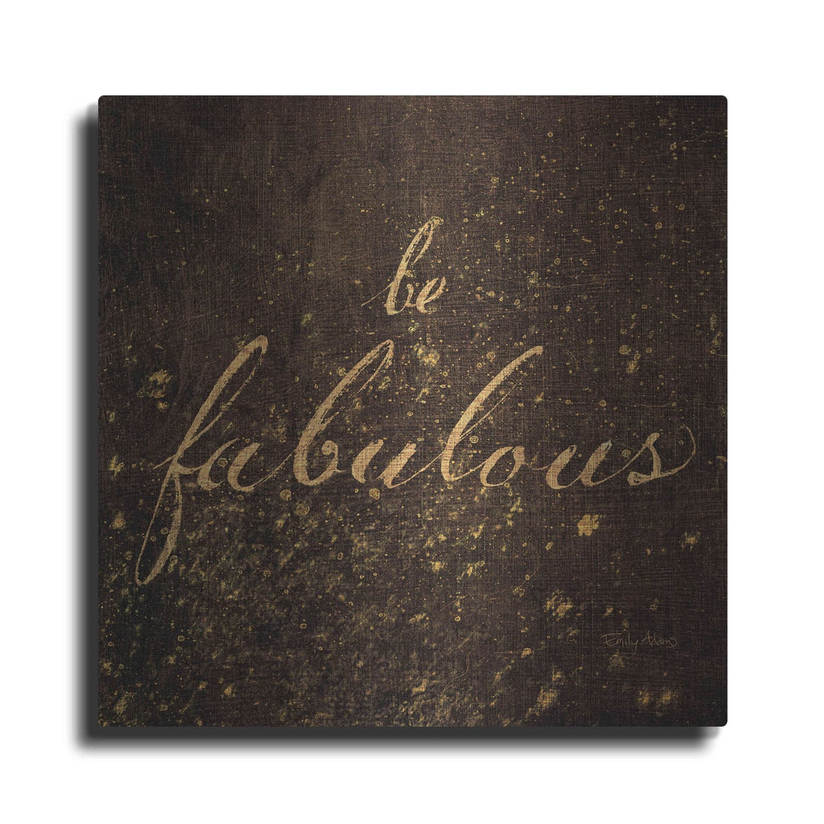 'Shoe Fetish Quotes I' by Emily Adams – Metal Wall Art