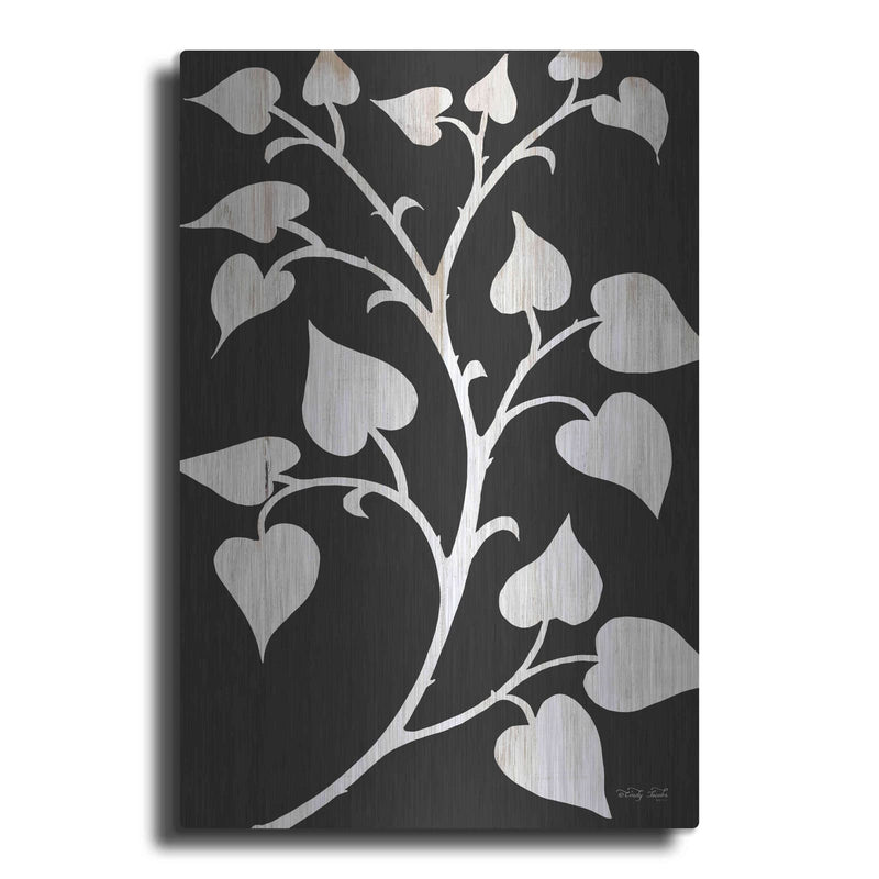 'Branch on Black I' by Cindy Jacobs – Metal Wall Art