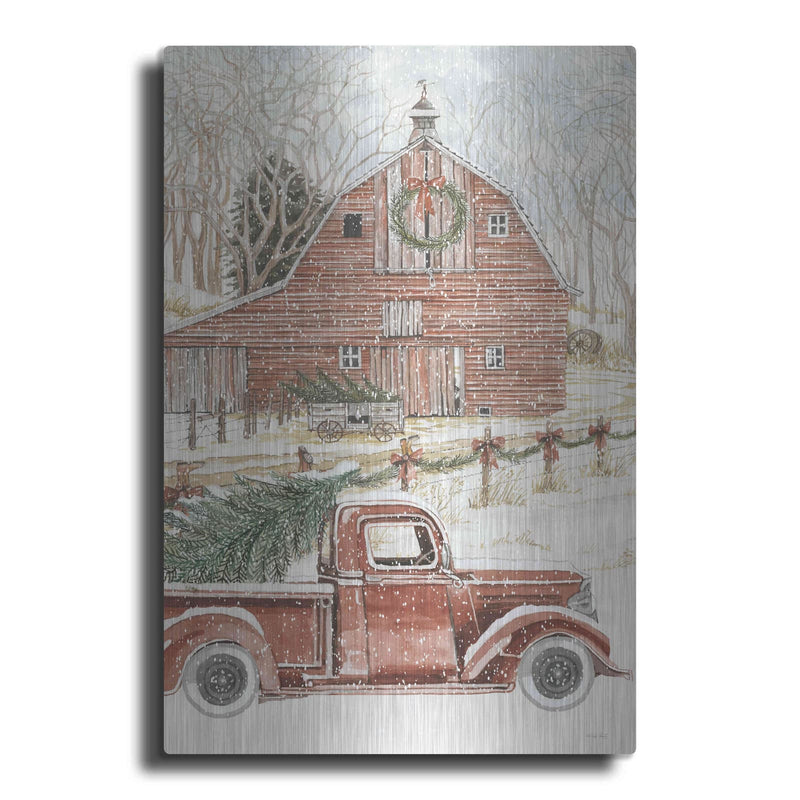 'Christmas Trees for the Holidays' by Cindy Jacobs – Metal Wall Art