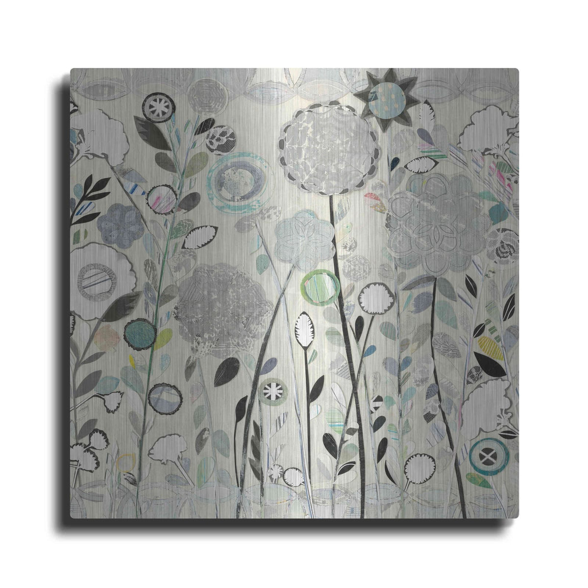 'Interlocking Shadows Sq' by Candra Boggs – Metal Wall Art