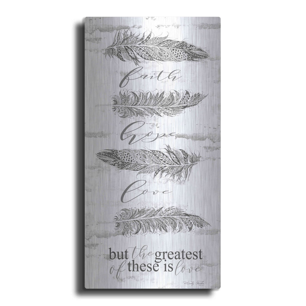 'The Greatest is Love' by Cindy Jacobs – Metal Wall Art