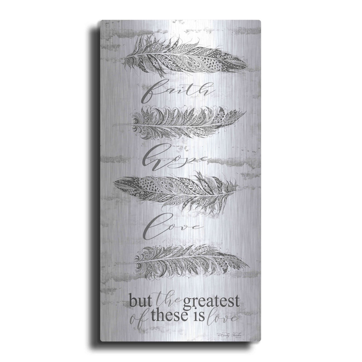 'The Greatest is Love' by Cindy Jacobs – Metal Wall Art