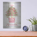 'Candy Cane Christmas Tree' by Cindy Jacobs – Metal Wall Art, 12x16 room view