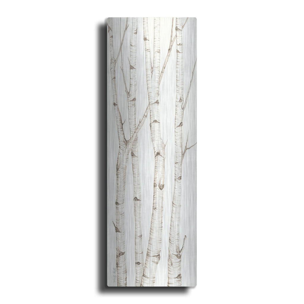 'Birch Trees III' by Cindy Jacobs – Metal Wall Art