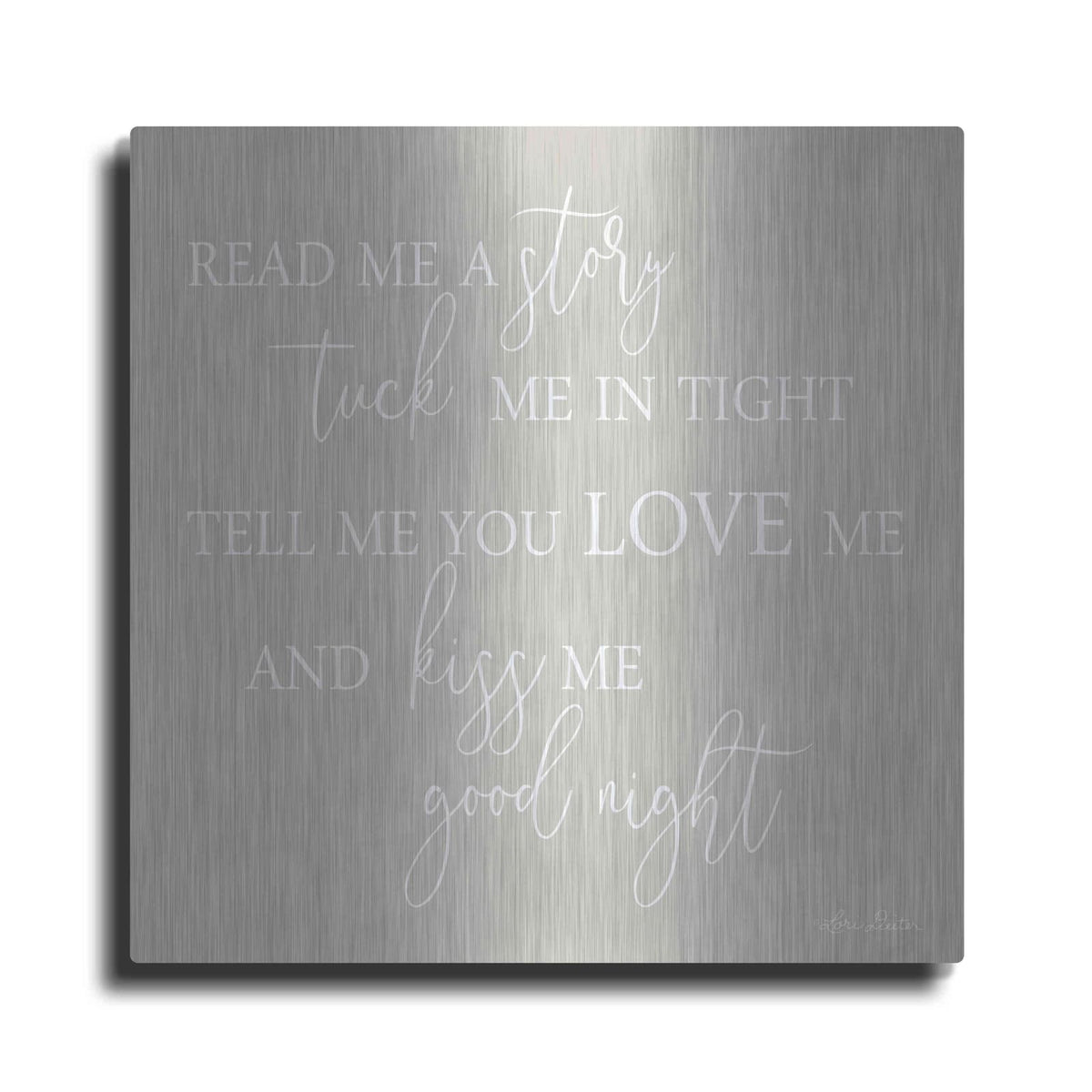 'Read Me a Story' by Lori Deiter – Metal Wall Art