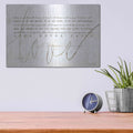 'Love Never Fails 4' by Cindy Jacobs – Metal Wall Art, 16x12 room view
