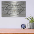 'May Your Morning Bring Joy' by Cindy Jacobs – Metal Wall Art, 16x12 room view