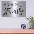 'This is us..Family' by Cindy Jacobs – Metal Wall Art, 16x12 room view