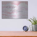 'Let Her Sleep' by Cindy Jacobs – Metal Wall Art, 16x12 room view