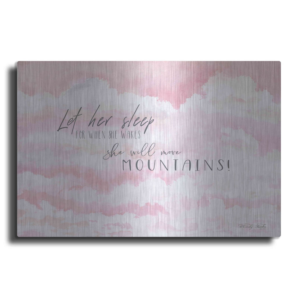 'Let Her Sleep' by Cindy Jacobs – Metal Wall Art