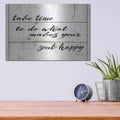 'Soul Happy' by Cindy Jacobs – Metal Wall Art, 16x12 room view