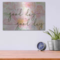 'Floral Good Day' by Cindy Jacobs – Metal Wall Art, 16x12 room view
