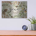 'Give Thanks' by Cindy Jacobs – Metal Wall Art, 16x12 room view