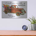 'Vacation Truck' by Cindy Jacobs – Metal Wall Art, 16x12 room view