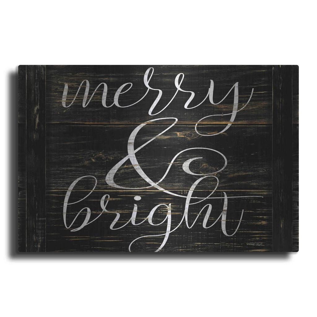 'Merry & Bright 2' by Cindy Jacobs – Metal Wall Art