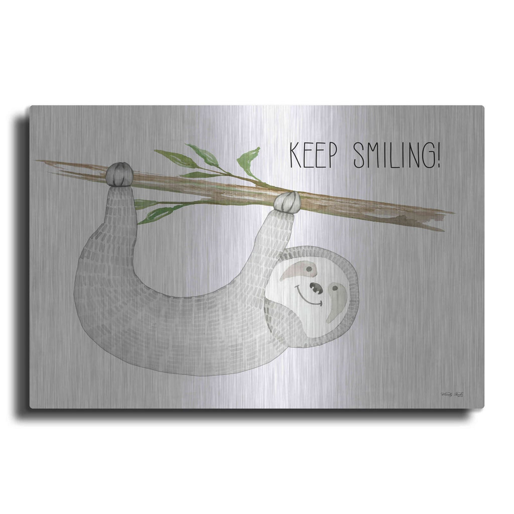 'Keep Smiling' by Cindy Jacobs – Metal Wall Art