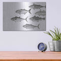 'Variety of Fish II' by Cindy Jacobs – Metal Wall Art, 16x12 room view