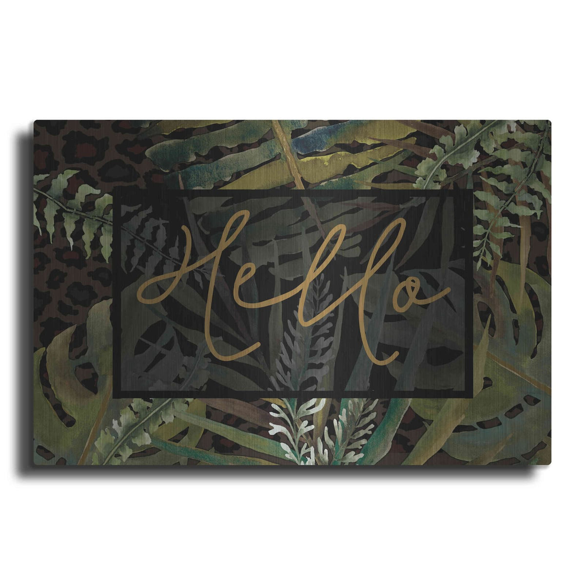 'Tropical Hello' by Cindy Jacobs – Metal Wall Art
