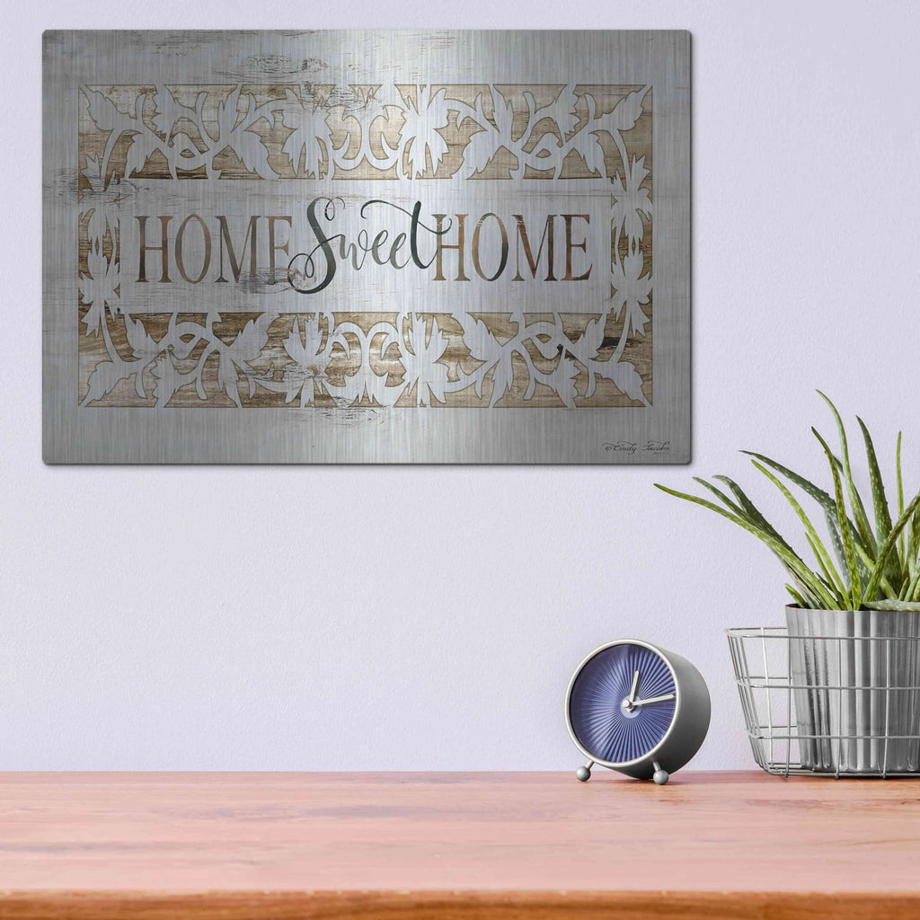 'Farmers Market Home Sweet Home' by Cindy Jacobs – Metal Wall Art, 16x12 room view