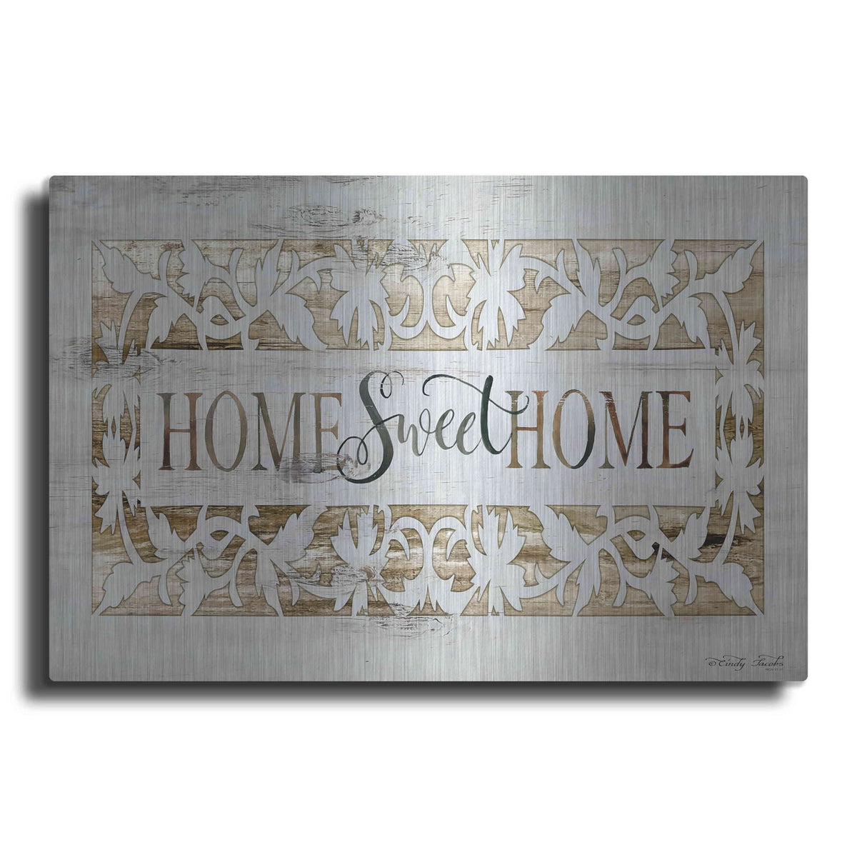 'Farmers Market Home Sweet Home' by Cindy Jacobs – Metal Wall Art